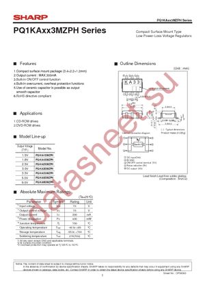 PQ1KA183MZPH datasheet  